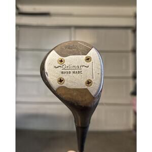RARE VINTAGE ORLIMAR HANDMADE Golf Club PERSIMMON WOOD -RH, 1 Stiff Steel‎